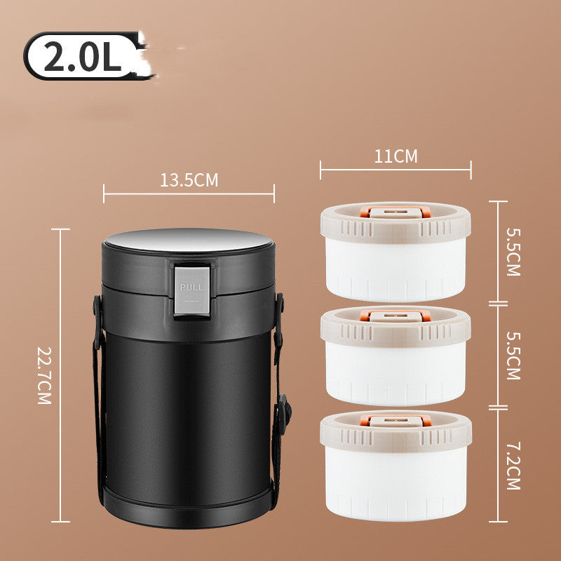 Recipient din inox cu Vacuum