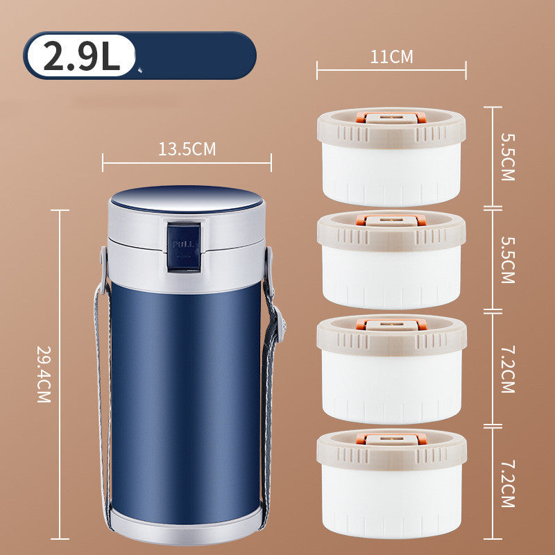 Recipient din inox cu Vacuum