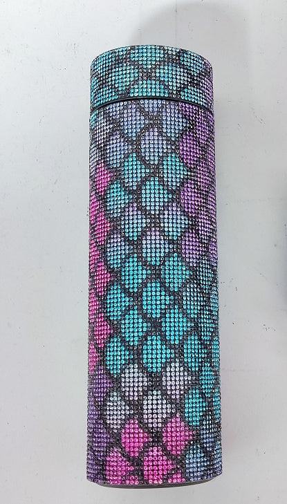 Termos Glamour cu Cristale și Ecran Tactil