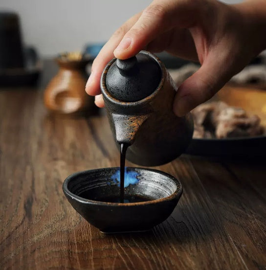 Set Japonez Premium din Ceramică – 5 Piese pentru Condimente