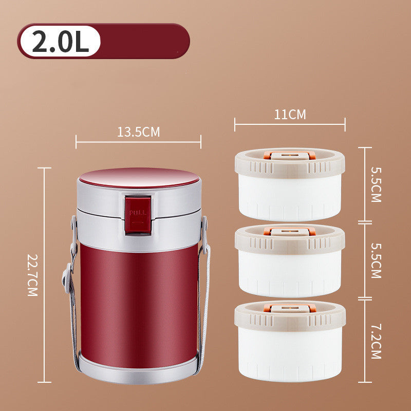 Recipient din inox cu Vacuum